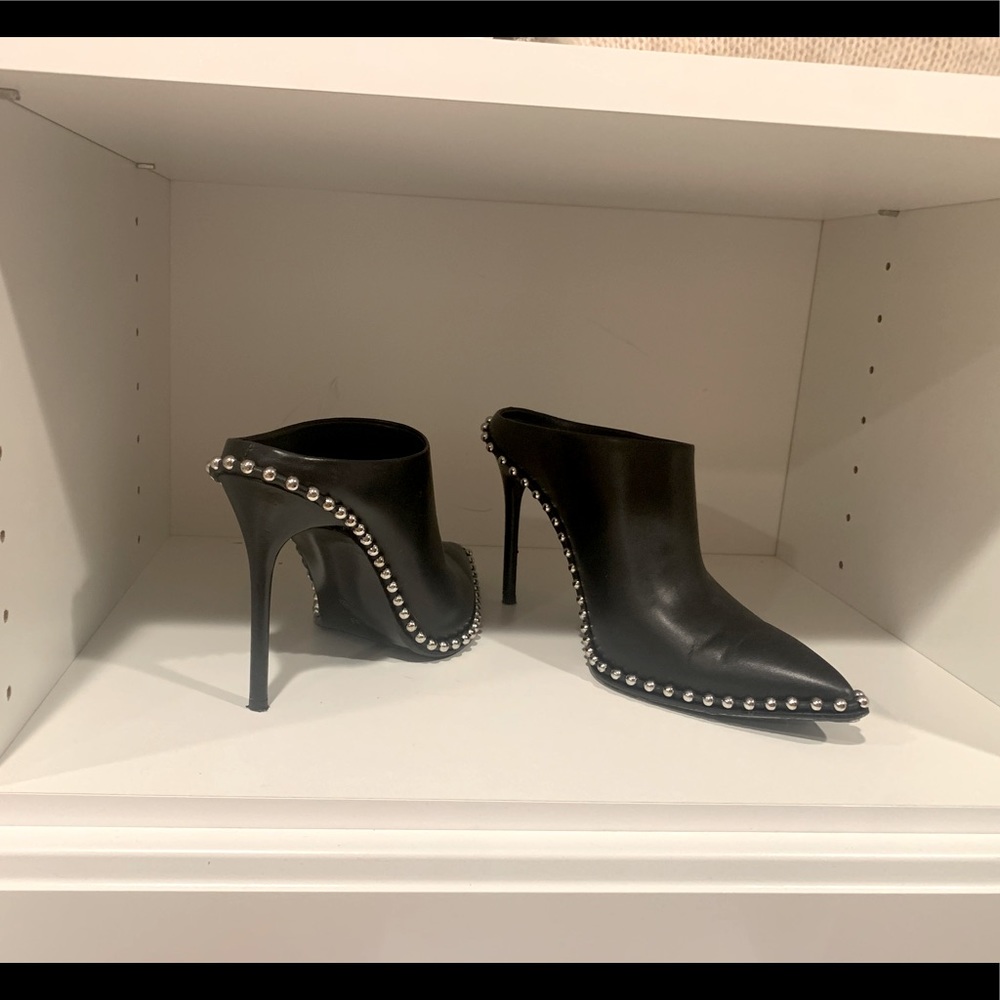 Alexander Wang Black Mule Booties
